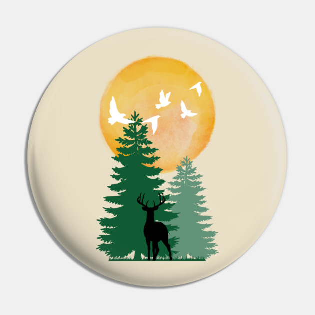Nature's Serenity Pin by casualteesinc