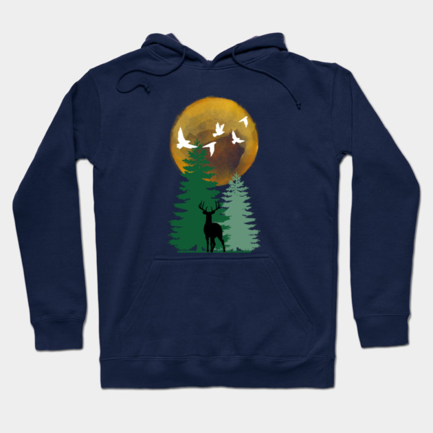 Nature's Serenity Hoodie by casualteesinc