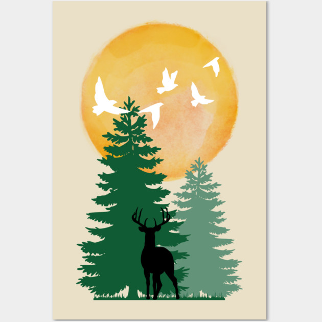 Nature's Serenity Wall Art by casualteesinc