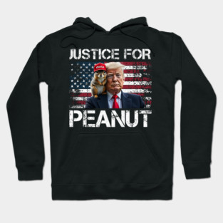 Justice For Peanut The Squirrel Tee - Peanut Squirrel Hoodie