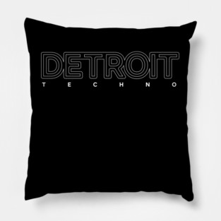 Detroit Techno Pillow