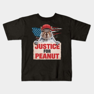 Justice For Peanut The Squirrel Tee - Peanut Squirrel Kids T-Shirt