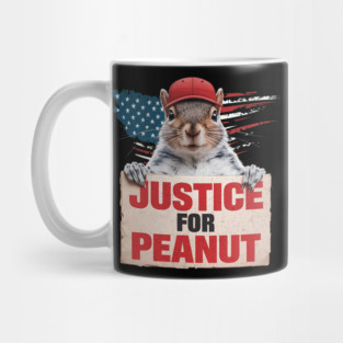 Justice For Peanut The Squirrel Tee - Peanut Squirrel Mug