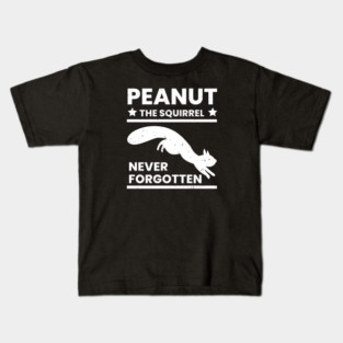 Tribute to Peanut the Beloved Squirrel Mascot Kids T-Shirt