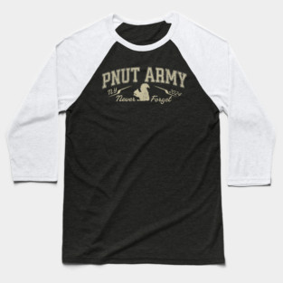 Peanut the Squirrel Never Forget PNut Baseball T-Shirt