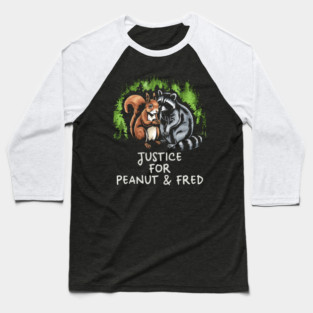 Justice For Peanut and Fred Baseball T-Shirt
