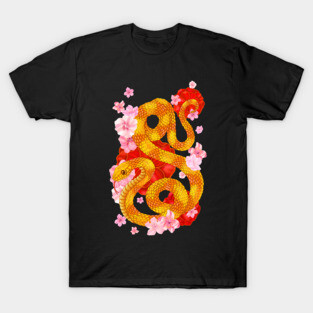 Year of the Snake: Gold T-Shirt
