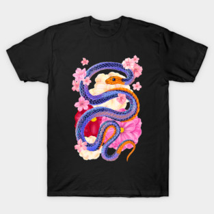 Year of the Snake: Blue Coral T-Shirt