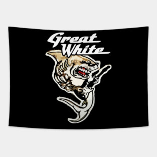 Great White Band Tapestry