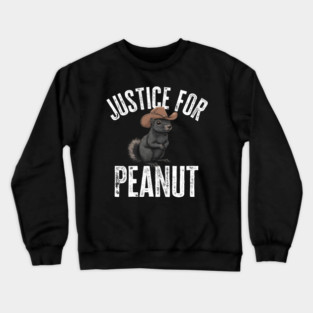 Justice-For-Peanut Crewneck Sweatshirt