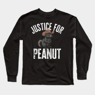 Justice-For-Peanut Long Sleeve T-Shirt