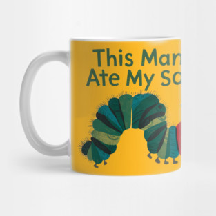 This Man Ate My Son Funny Book Meme Ironic Silly Mug