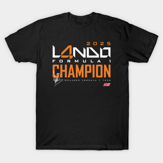 Lando Norris 2025 Champion T-Shirt by Nagorniak