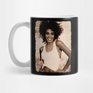 Whitney Houston 80s 90s // Vintage Retro Style Mug