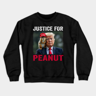 Justice-For-Peanut Crewneck Sweatshirt
