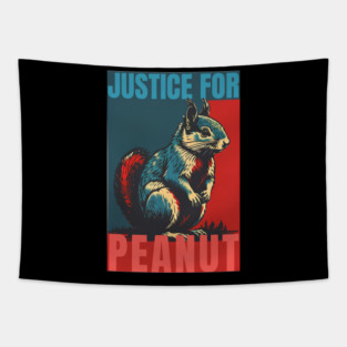 Justice For Peanut Tapestry