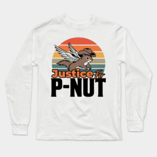 Justice-For-Peanut Long Sleeve T-Shirt