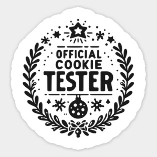 Official Cookie Tester Sticker
