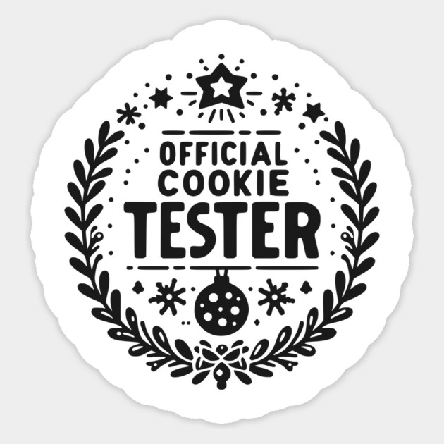 Official Cookie Tester Sticker by Frank Ring