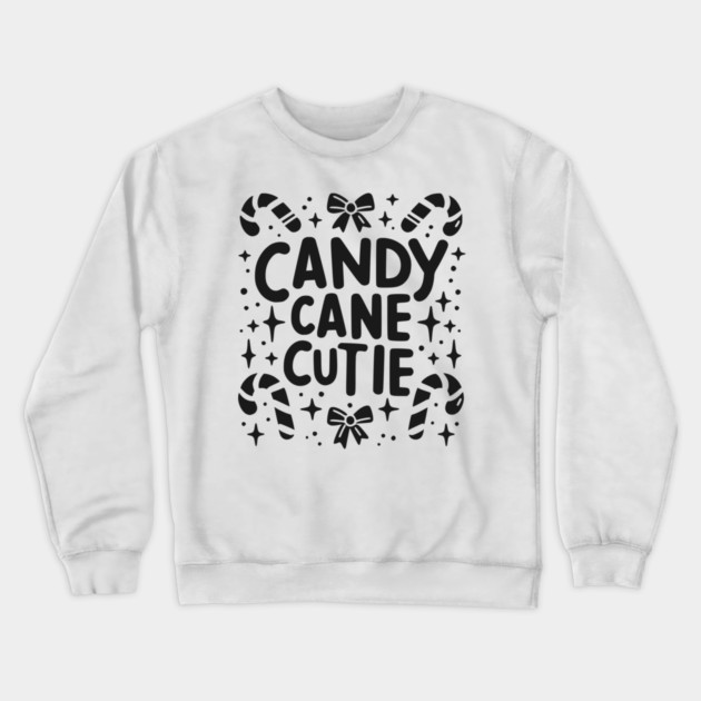 Candy Cane Cutie Crewneck Sweatshirt by Frank Ring
