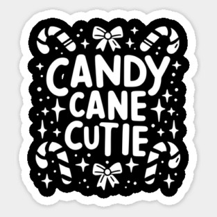 Candy Cane Cutie Sticker