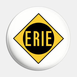 Vintage Erie Railroad Logo Pin