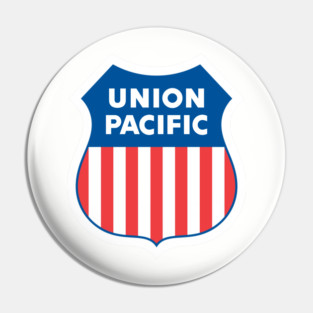 Vintage Union Pacific Railroad Logo Pin