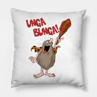 UNGA BUNGA - Captain Caveman Pillow