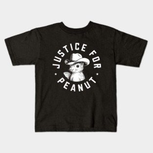 Justice For Peanut P’nut PNut Squirrel Lover, The Squirrel, Funny Peanut Squirrel Kids T-Shirt