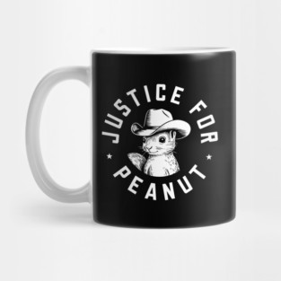 Justice For Peanut P’nut PNut Squirrel Lover, The Squirrel, Funny Peanut Squirrel Mug