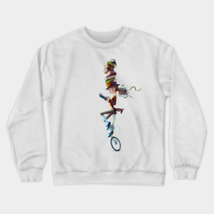 Heading Home from the Library Crewneck Sweatshirt