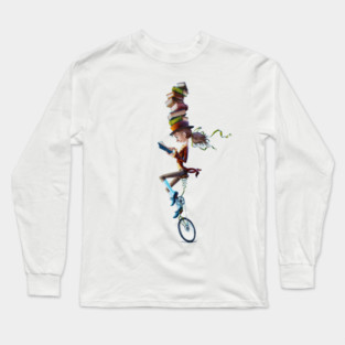 Heading Home from the Library Long Sleeve T-Shirt