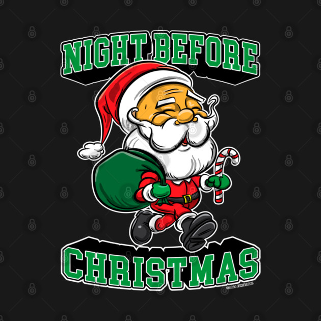 Santa Claus, Night Before Christmas by eShirtLabs