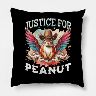 Justice For Peanut The Squirrel Peanut Squirrel Pillow