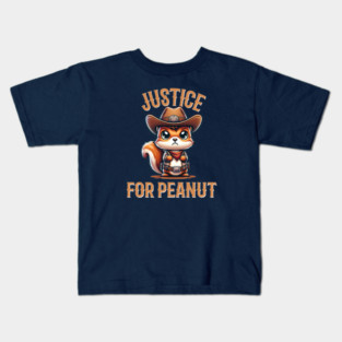 Justice For Peanut The Squirrel Kids T-Shirt