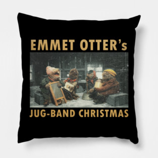 emmet otter christmas Pillow