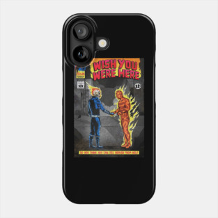 Pink-Floyd-Band Wish You Were Here Comics Cartoon Phone Case