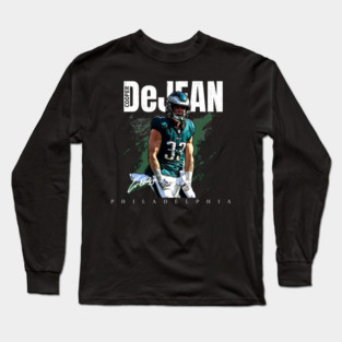 Cooper-DeJean #33 Football Cartoon Long Sleeve T-Shirt
