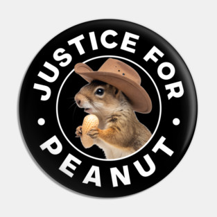 Justice For Peanut | Trump 2024 Pin