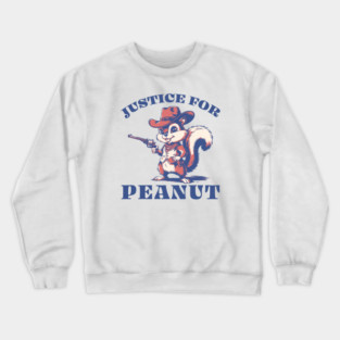 Justice-For-Peanut Crewneck Sweatshirt