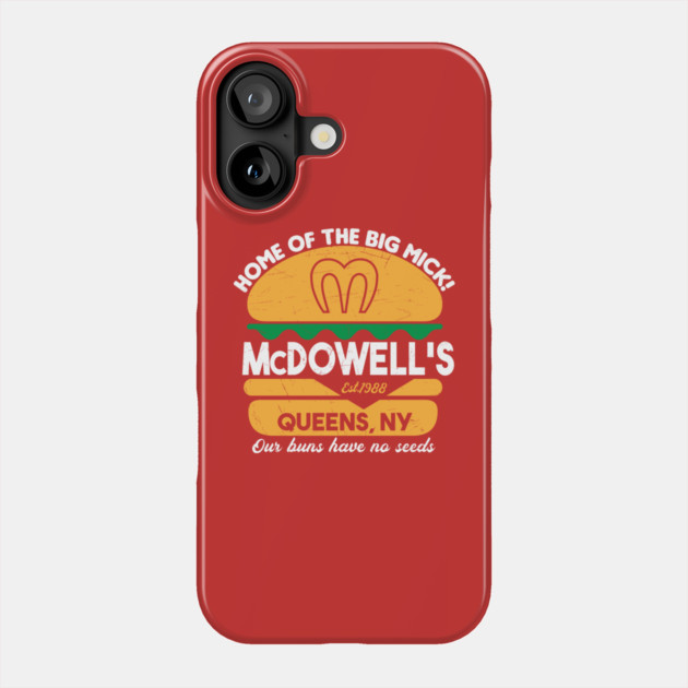 McDowell's - Home of the big Mick Phone Case by carloj1956