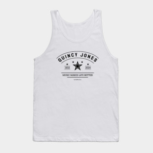 ZZ Quincy Jones Music D5038 1933 2024 Tank Top