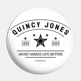 ZZ Quincy Jones Music D5038 1933 2024 Pin
