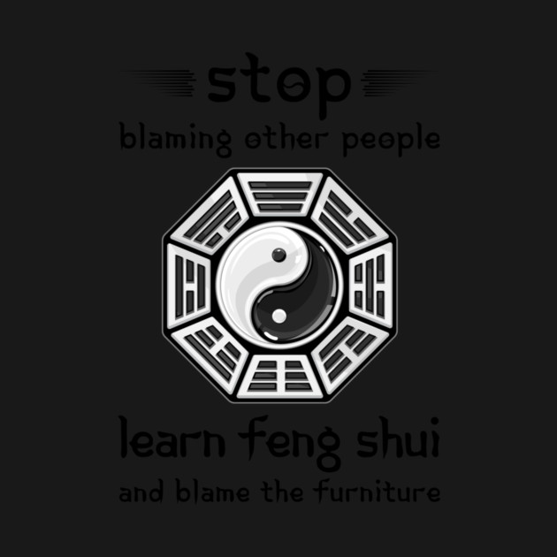 Funny Feng Shui Yin and Yang by QuirkyQuest Creations