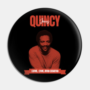 Quincy Jones / Retro Style Pin