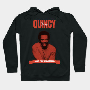 Quincy Jones / Retro Style Hoodie