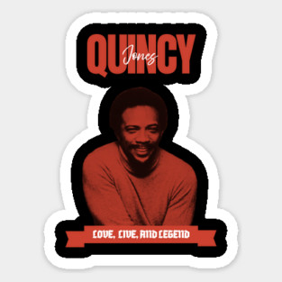Quincy Jones / Retro Style Magnet