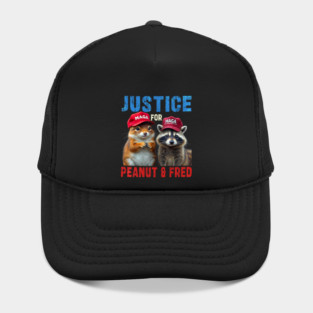 Justice For Peanut The Squirrel And Fred the Raccon Hat