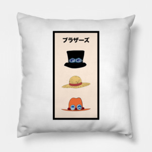 Luffy Sabo and Ace One Piece Pillow