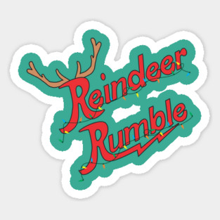 Maggie's Reindeer Rumble Sticker